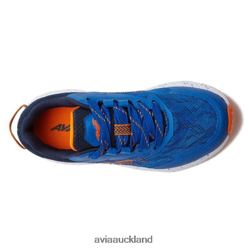 Boy Avia Medium Blue/Navy Blue/Orange Avi-Storm Athletic Sneakers X860X84