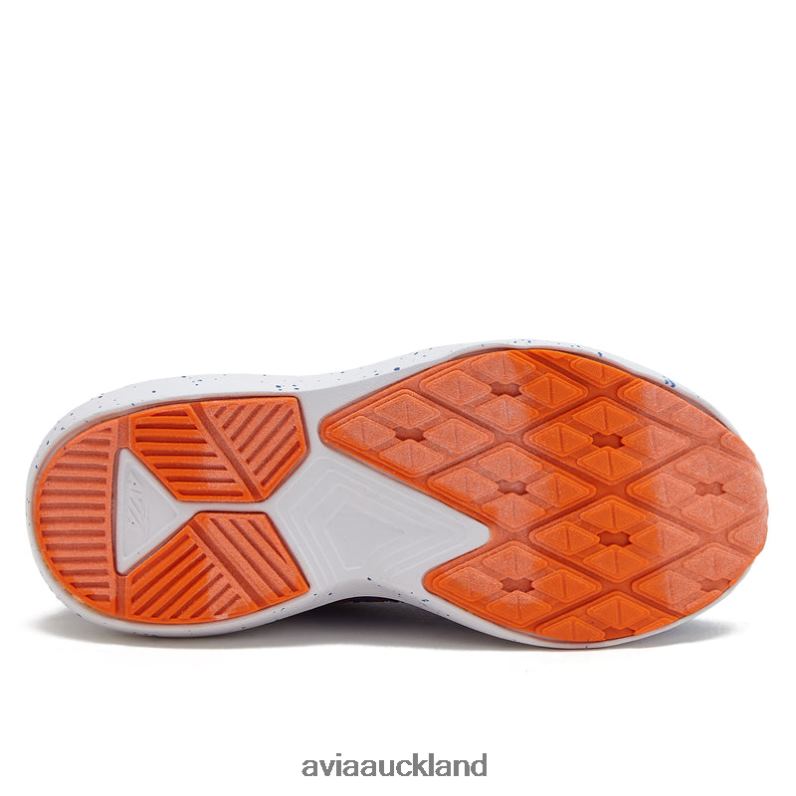 Boy Avia Medium Blue/Navy Blue/Orange Avi-Storm Athletic Sneakers X860X84