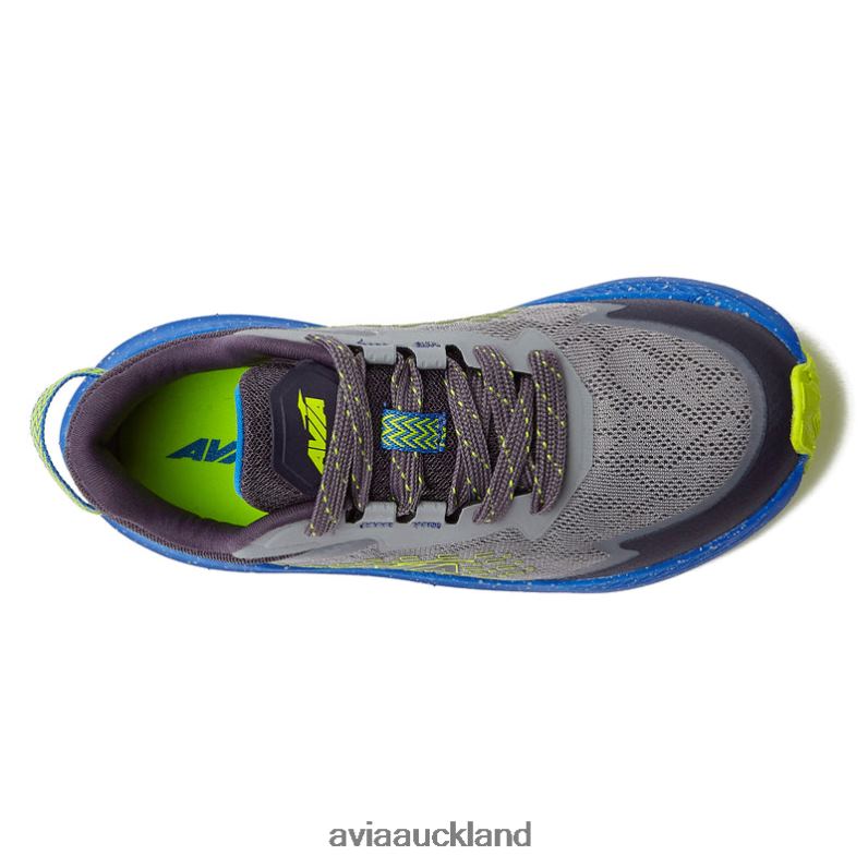 Boy Avia Medium Grey/Dark Grey/Medium Blue Avi-Storm Athletic Sneakers X860X80