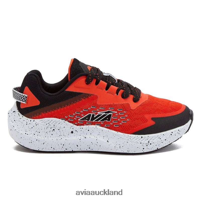 Boy Avia Red/Black Avi-Storm Athletic Sneakers X860X81