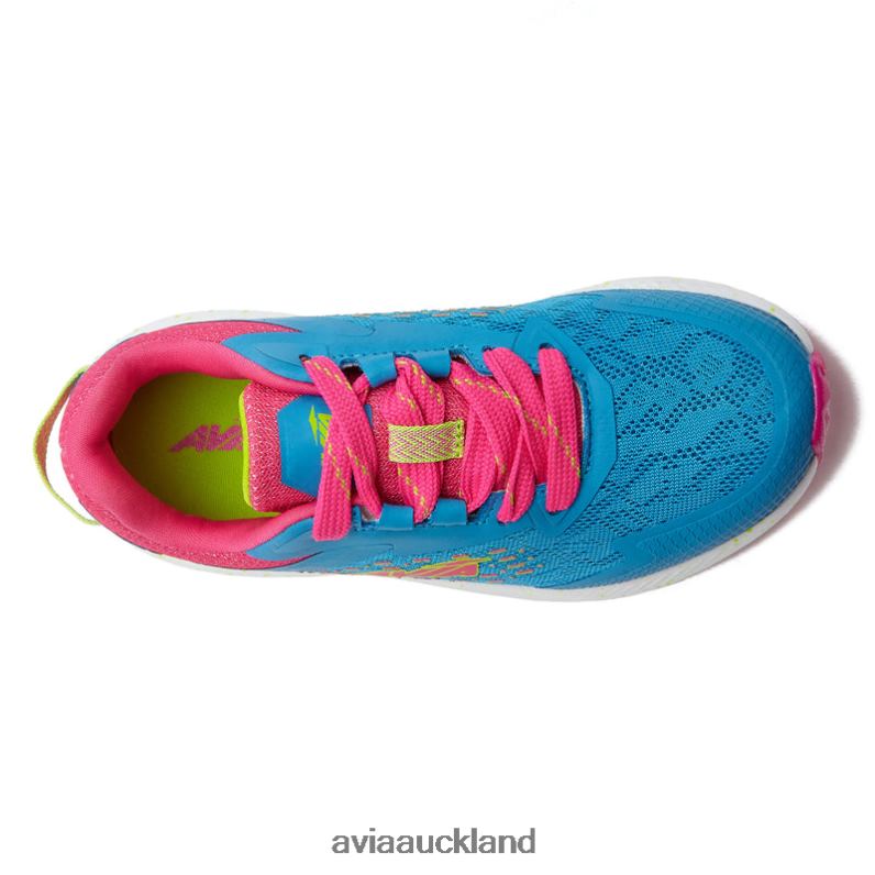 Girl Avia Aqua Blue/Dark Pink/Light Green Avi-Storm Athletic Sneakers X860X95