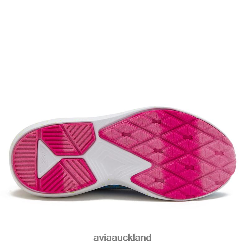 Girl Avia Aqua Blue/Dark Pink/Light Green Avi-Storm Athletic Sneakers X860X95