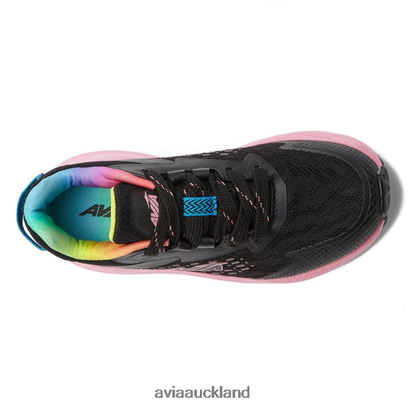 Girl Avia Black/Dark Pink/Multicolor Avi-Storm Athletic Sneakers X860X96