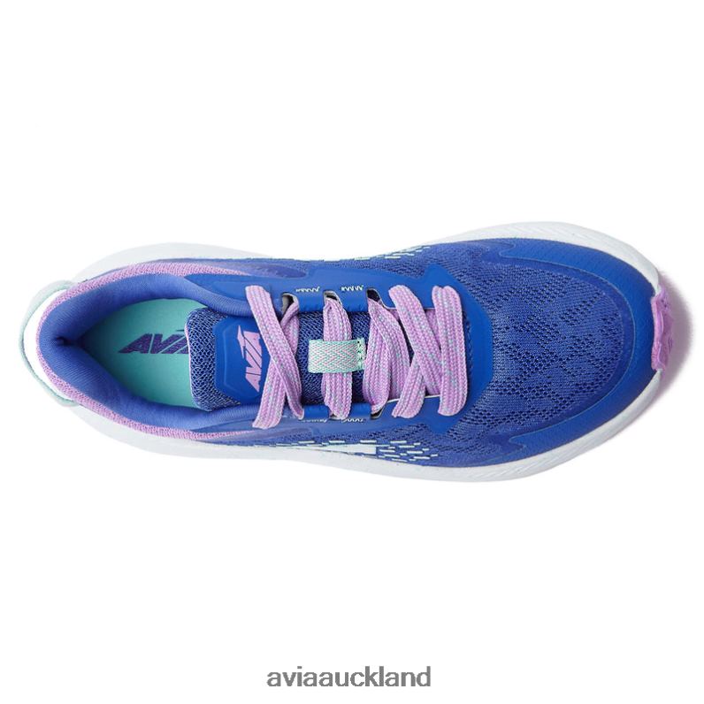 Girl Avia Medium Blue/Light Purple/Teal Green Avi-Storm Athletic Sneakers X860X93