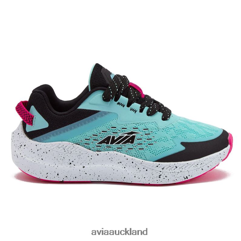 Girl Avia Teal Green/Dark Pink Avi-Storm Athletic Sneakers X860X94