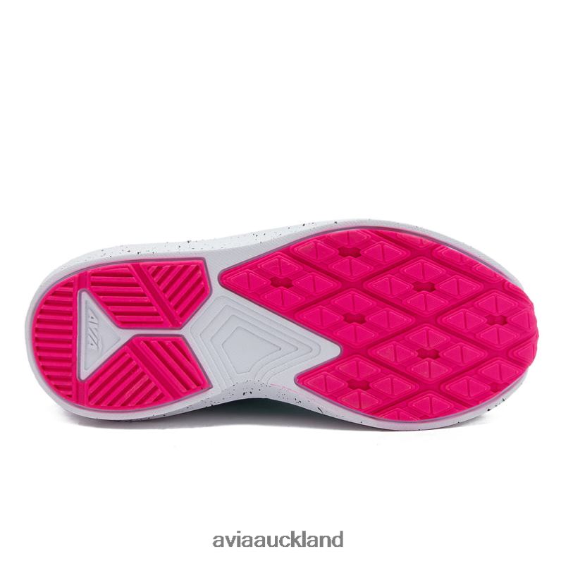 Girl Avia Teal Green/Dark Pink Avi-Storm Athletic Sneakers X860X94