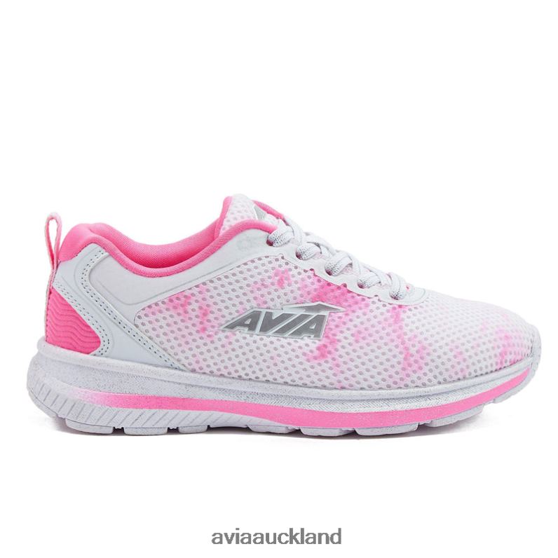 Girl Avia Multicolor/Dark Pink/White Avi-Factor 2.0 Slip On Sneakers X860X101