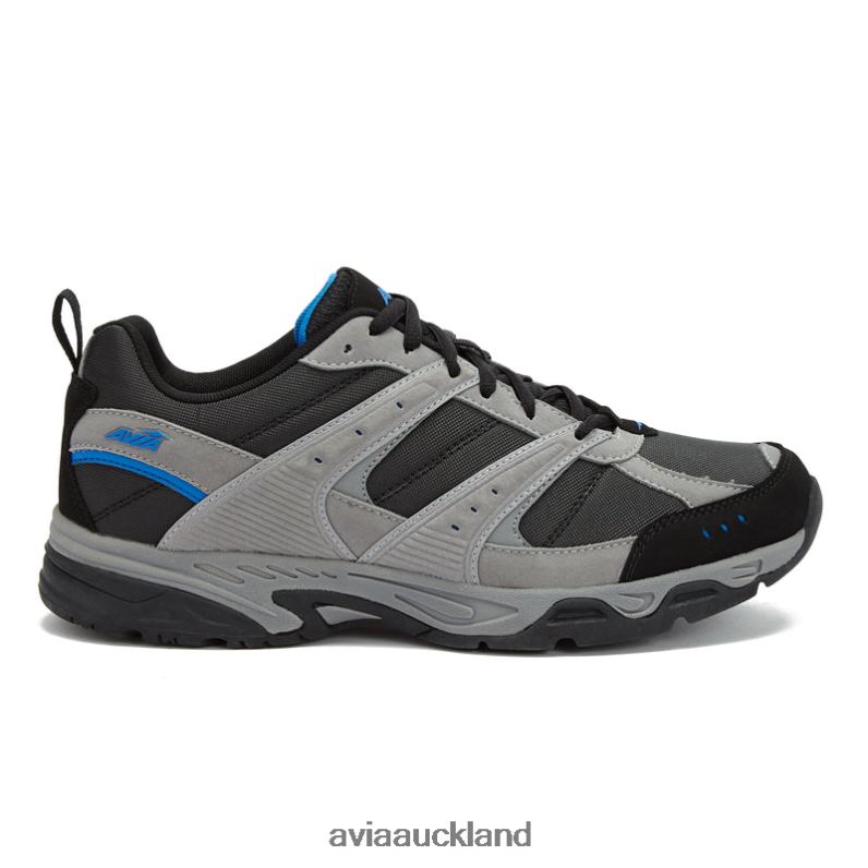 Men Avia Grey/Black/Blue Avi-Verge Cross Training X860X61