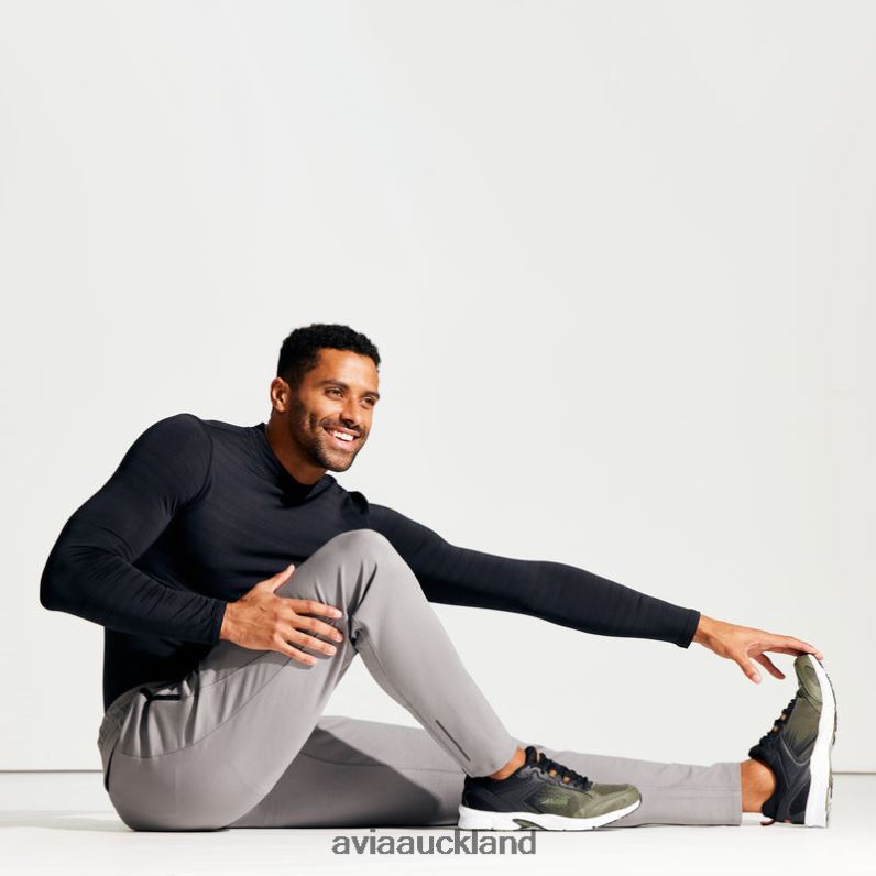 Men Avia Black/Dark Grey/Red Avi-Forte 2.0 Running X860X63