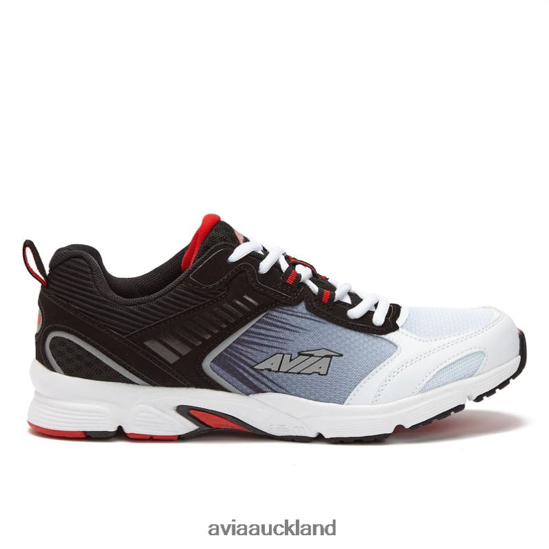 Men Avia Black/White/Red Avi-Forte 2.0 Running X860X66