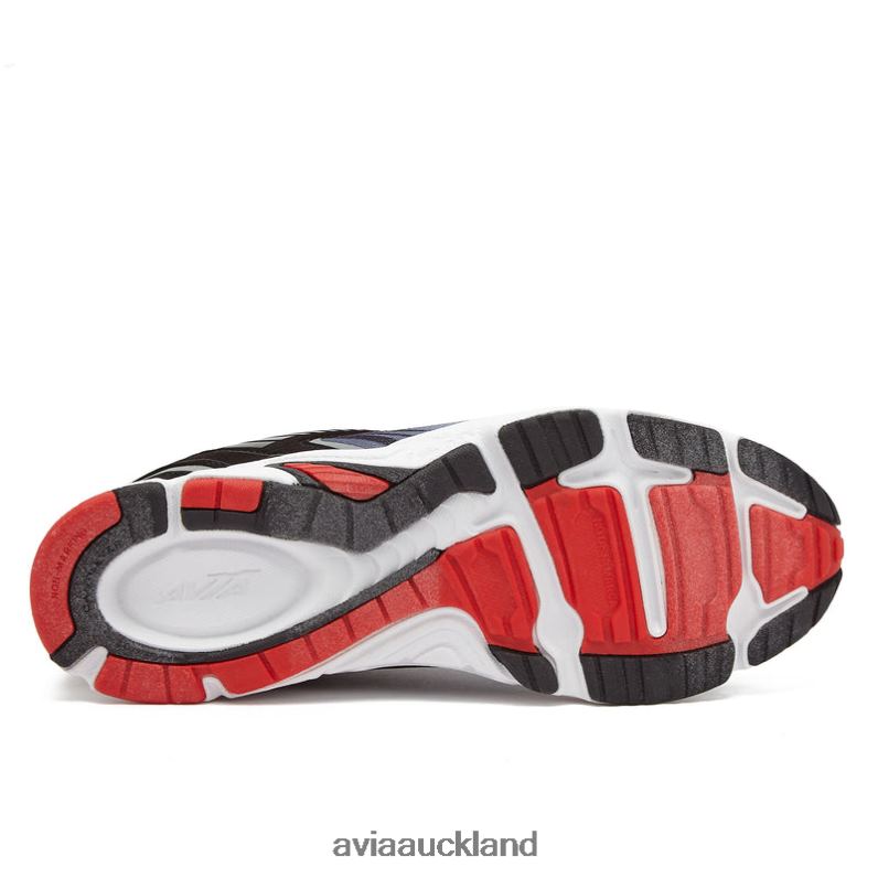 Men Avia Black/White/Red Avi-Forte 2.0 Running X860X66