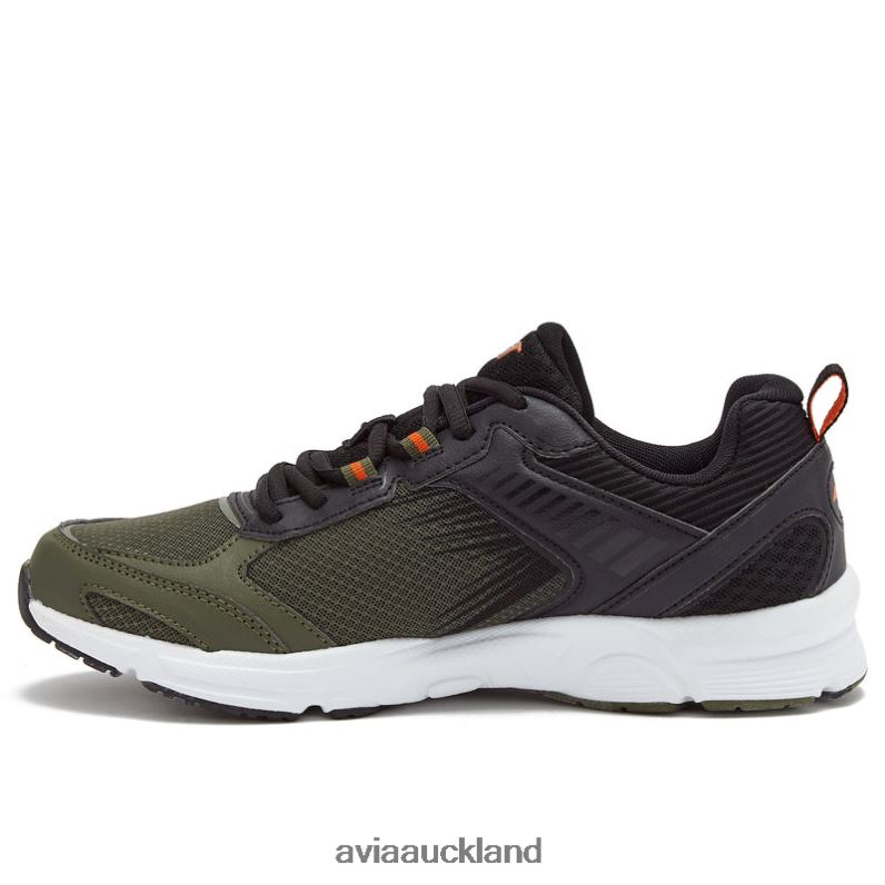 Men Avia Dark Green/Black/Orange Avi-Forte 2.0 Running X860X64