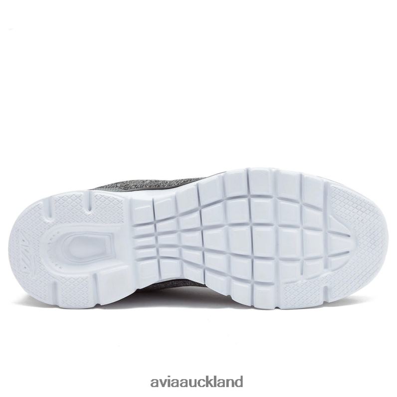 Men Avia Medium Grey/Black/Yellow Avi-Factor 2.0 Running X860X56