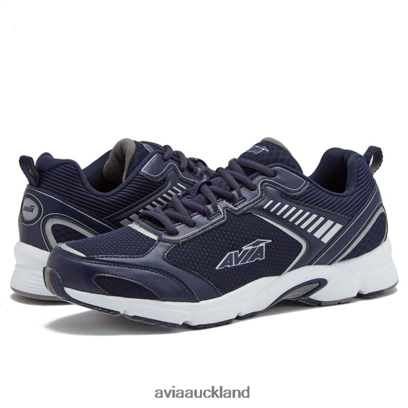 Men Avia Navy Blue/Dark Grey/Silver Grey Avi-Forte 2.0 Running X860X67