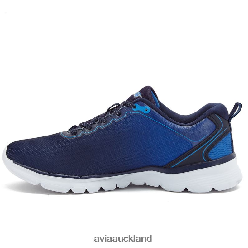 Men Avia Navy Blue/Medium Blue/Silver Grey Avi-Factor 2.0 Running X860X55
