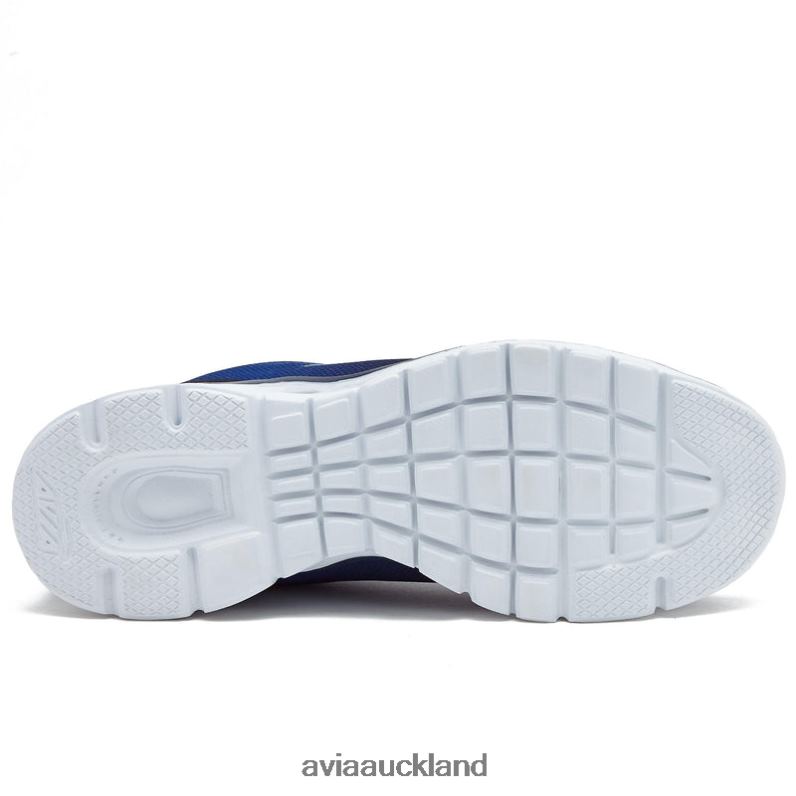 Men Avia Navy Blue/Medium Blue/Silver Grey Avi-Factor 2.0 Running X860X55