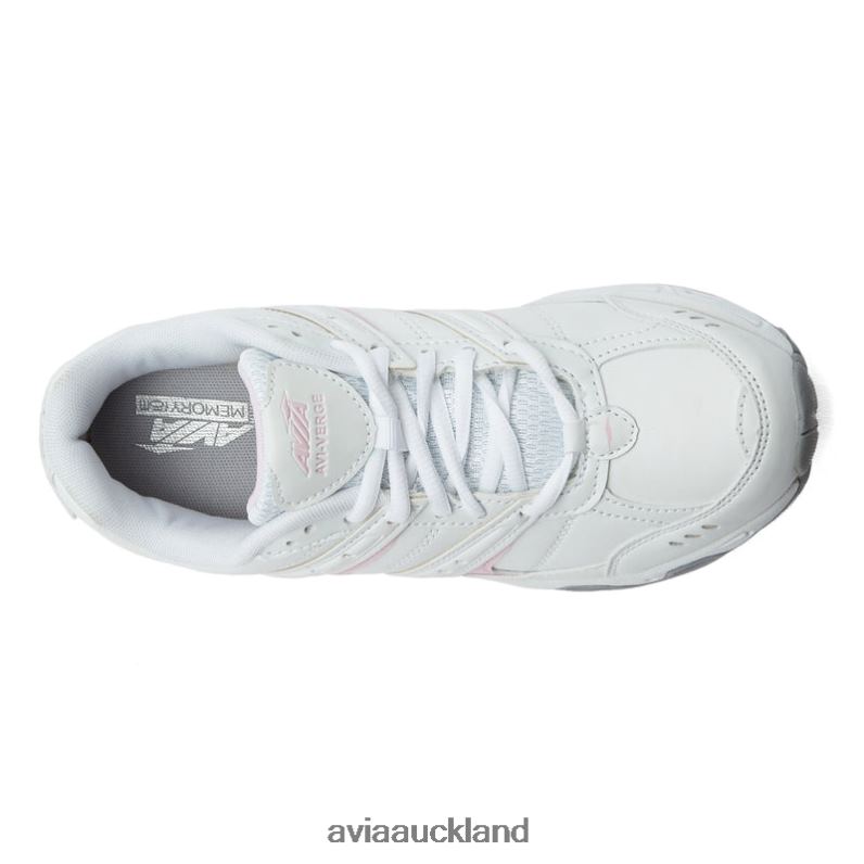 Women Avia Bright White/Silver/Steel Grey Avi-Verge Cross Training X860X37