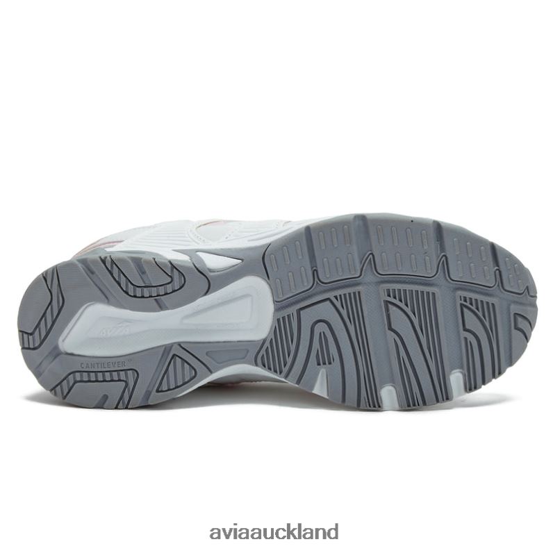 Women Avia Bright White/Silver/Steel Grey Avi-Verge Cross Training X860X37