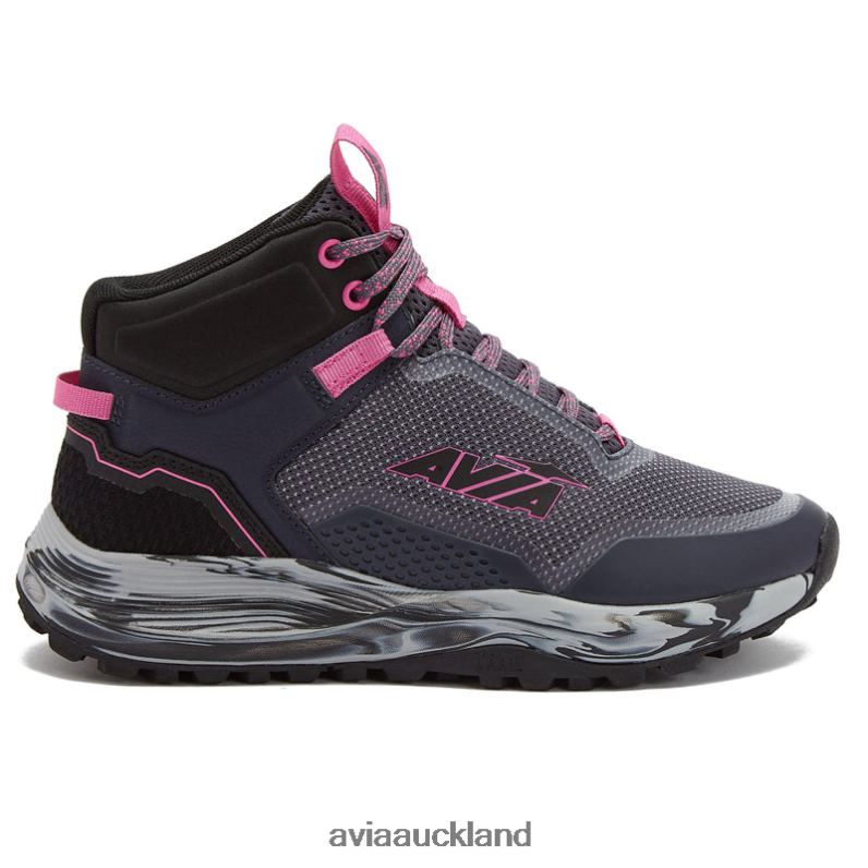 Women Avia Dark Grey/Dark Pink/Medium Grey Avi-Grit Hiking X860X3