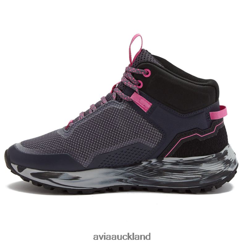 Women Avia Dark Grey/Dark Pink/Medium Grey Avi-Grit Hiking X860X3