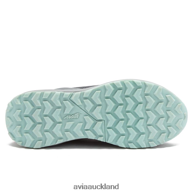 Women Avia Dark Grey/Medium Grey/Teal Green Avi-Grit Hiking X860X2