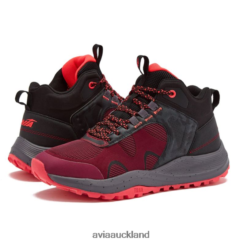 Women Avia Dark Purple/Black/Dark Pink Avi-Vamp Hiking X860X7