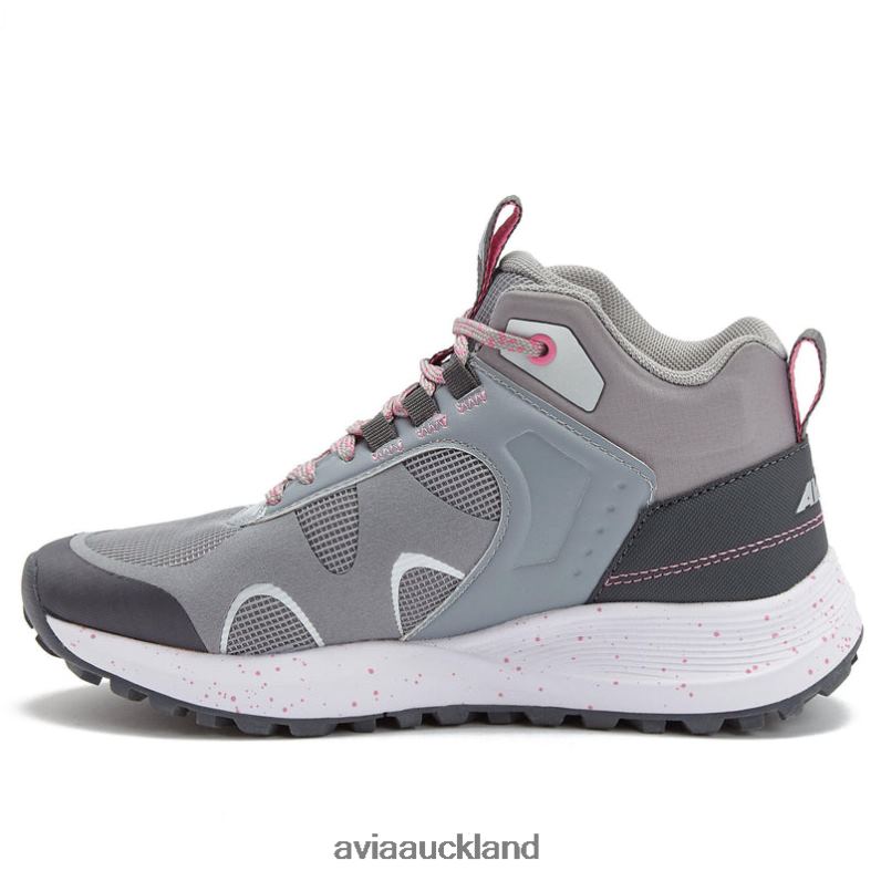 Women Avia Medium Grey/Dark Pink/Silver Grey Avi-Vamp Hiking X860X5
