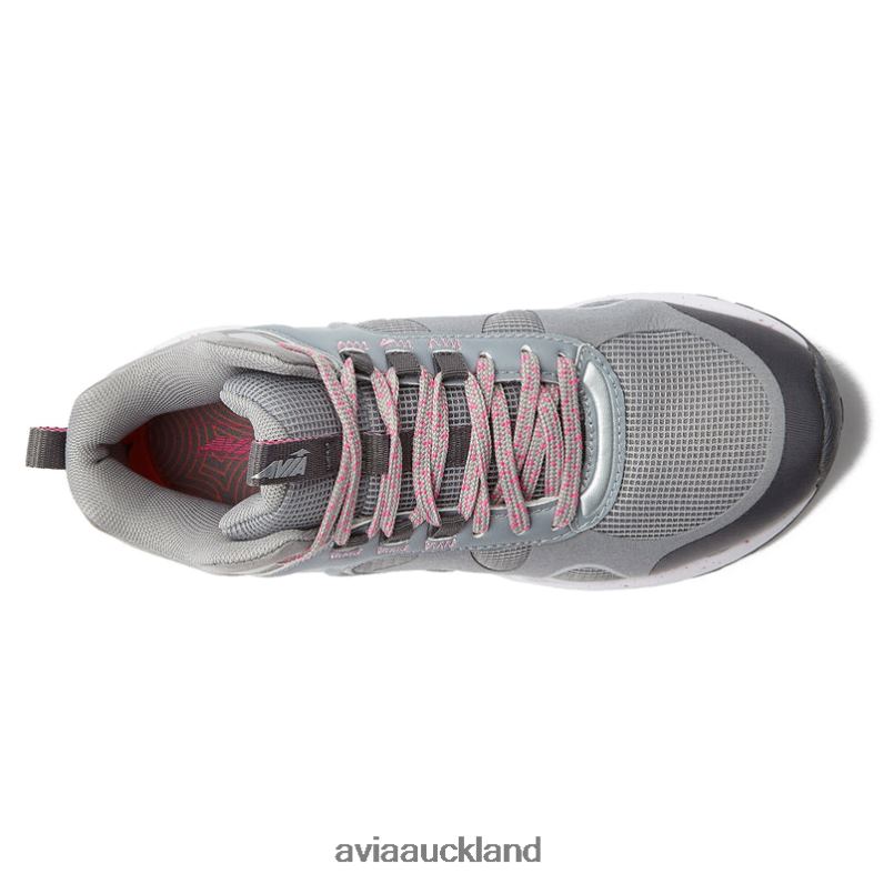 Women Avia Medium Grey/Dark Pink/Silver Grey Avi-Vamp Hiking X860X5