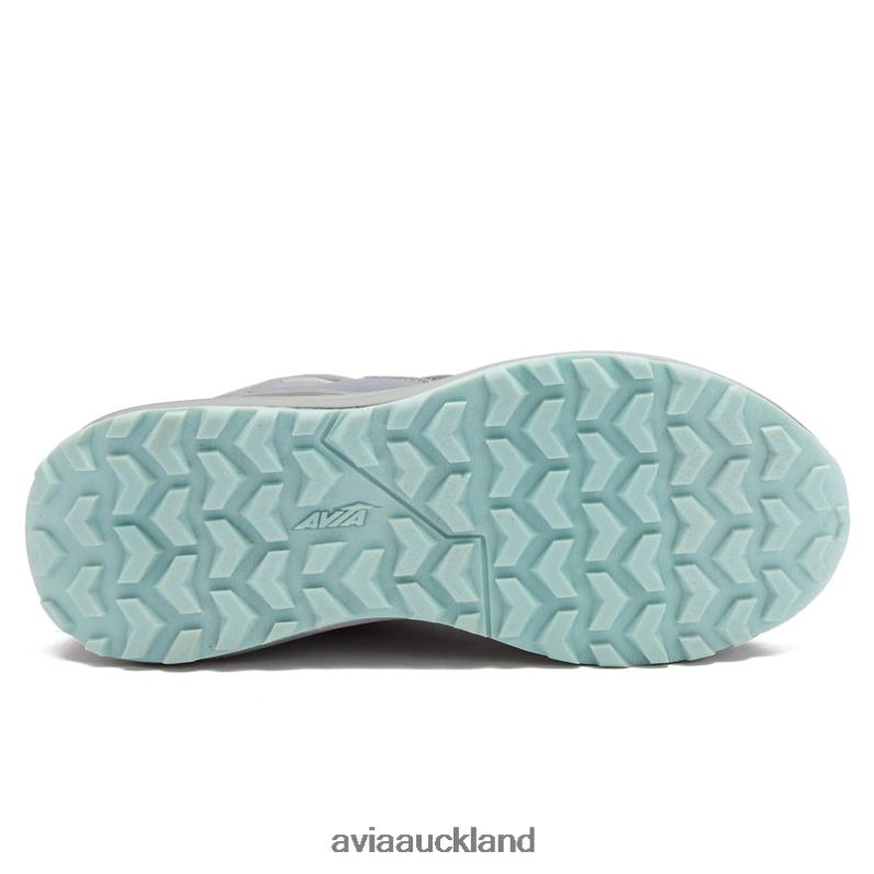 Women Avia Medium Grey/Light Pink/Teal Green Avi-Vamp Hiking X860X6
