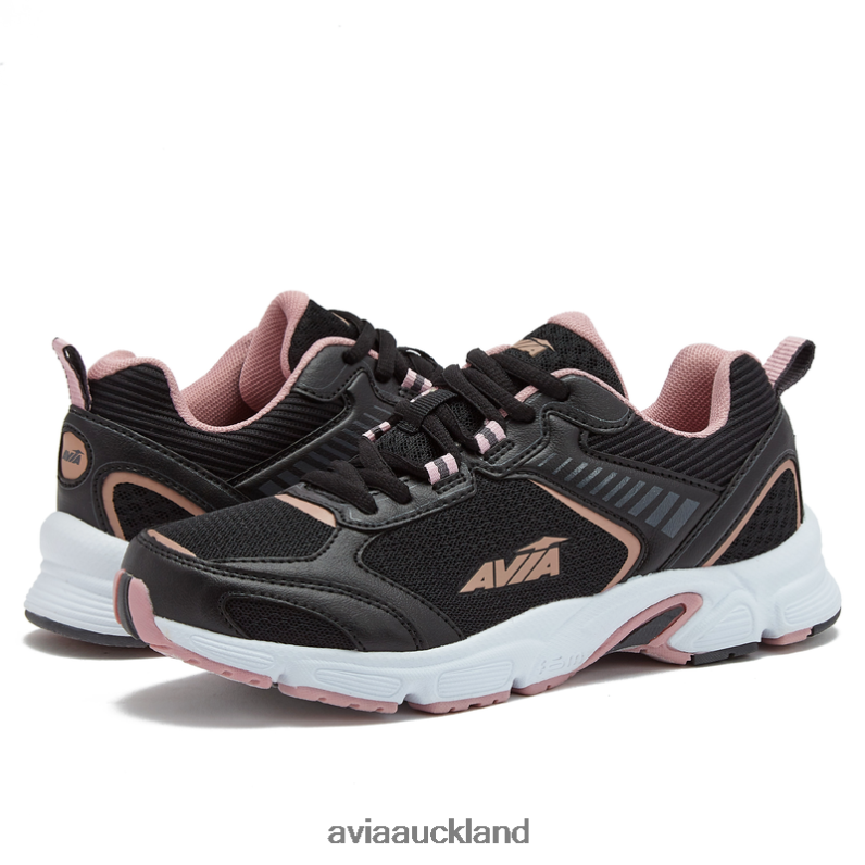 Women Avia Black/Dark Grey/Light Pink Avi-Forte 2.0 Running X860X15