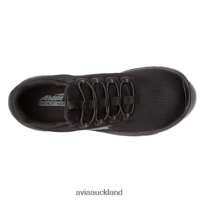 Women Avia Black/Dark Grey/Silver Grey Avi-Junction Sneakers X860X18