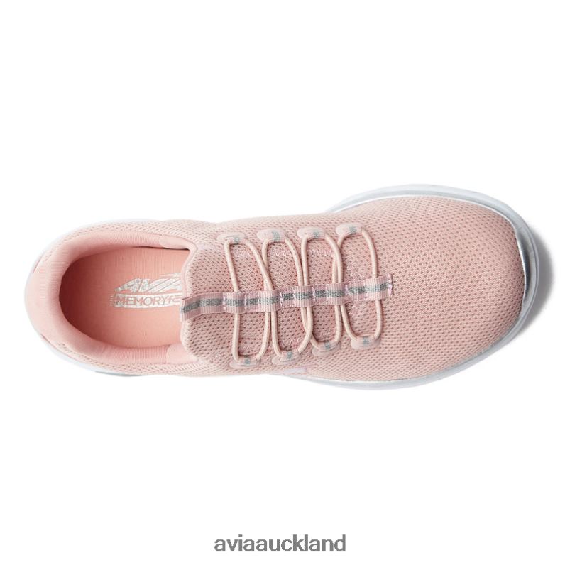 Women Avia Light Pink/Silver Grey/White Avi-Junction Sneakers X860X19