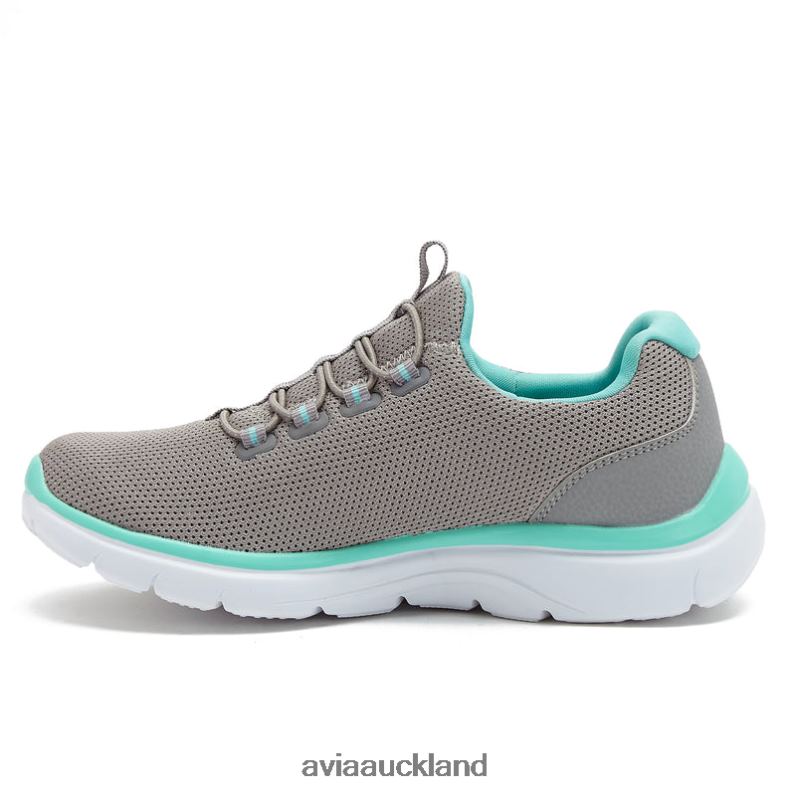 Women Avia Medium Grey/Light Blue/Silver Grey Avi-Junction Sneakers X860X17