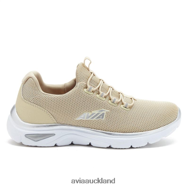 Women Avia Tan/Silver Grey Avi-Junction Sneakers X860X16