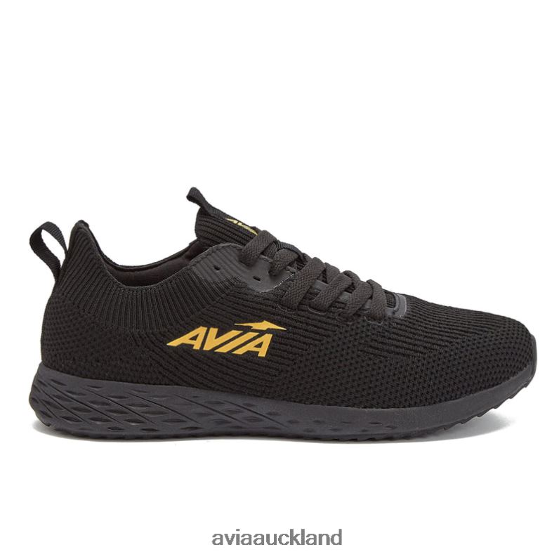Women Avia Black/Yellow Avi-Helix Trail & Walking X860X30