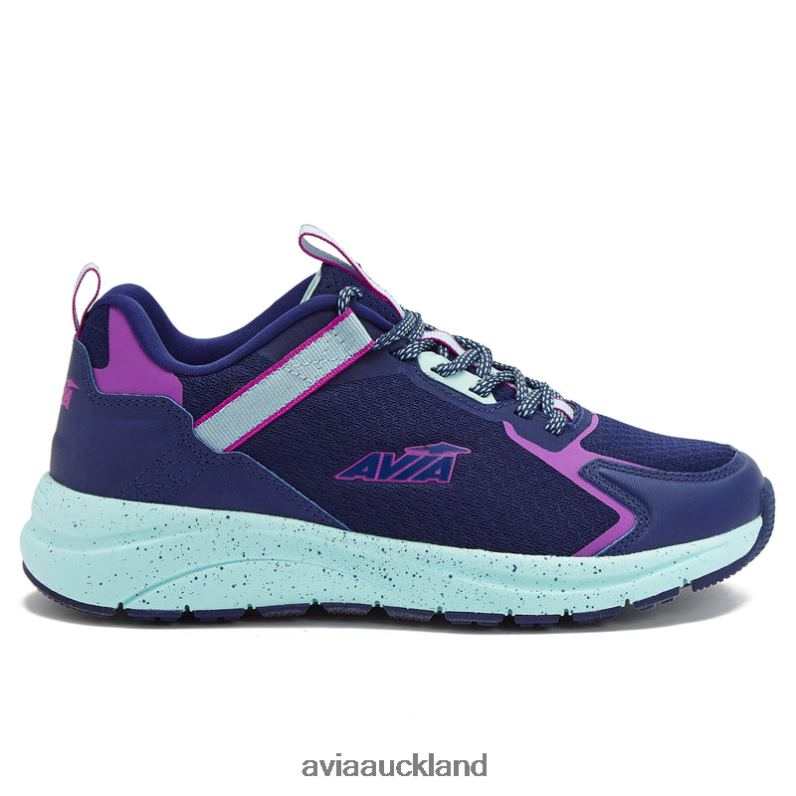 Women Avia Navy Blue/Teal Green/Dark Purple Avi-Canyon Trail & Walking X860X11