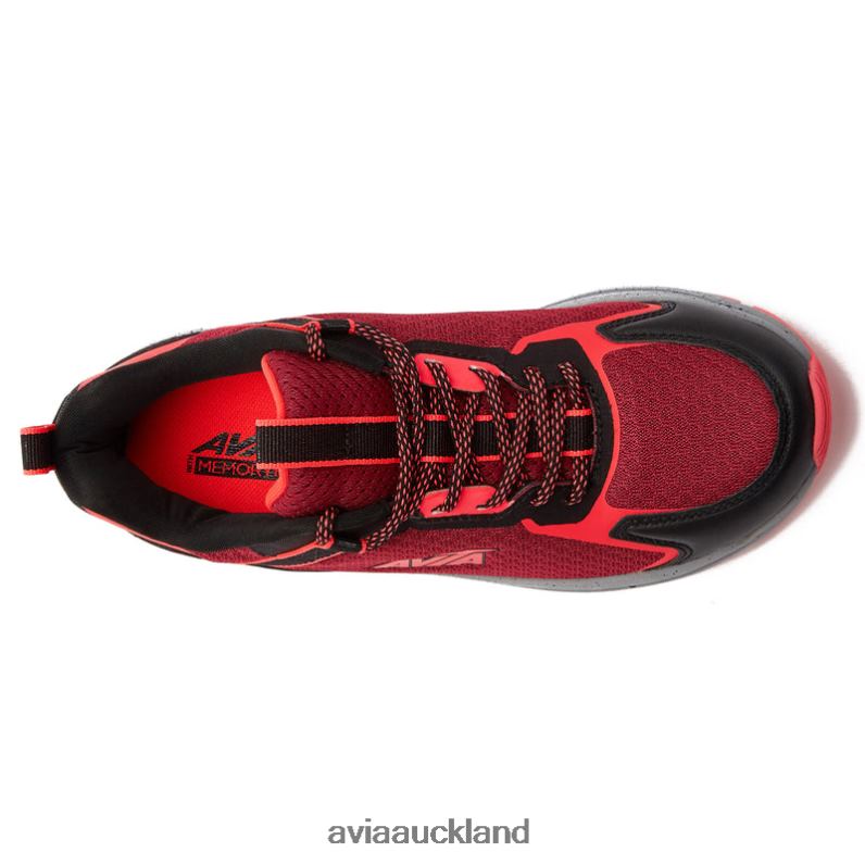 Women Avia Red/Black/Dark Pink Avi-Canyon Trail & Walking X860X8
