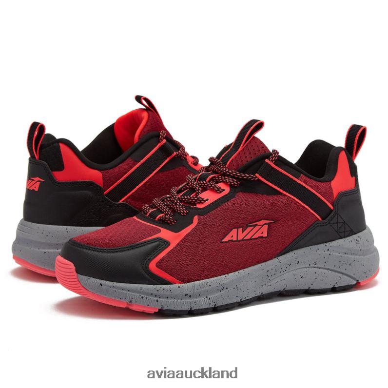 Women Avia Red/Black/Dark Pink Avi-Canyon Trail & Walking X860X8