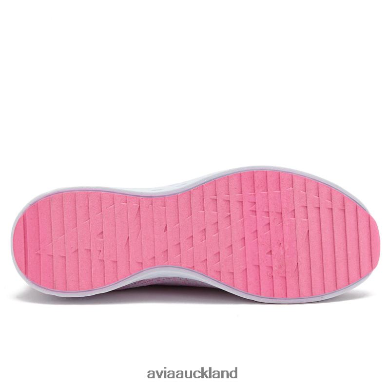 Women Avia Silver Grey/Dark Pink Avi-Helix Trail & Walking X860X29