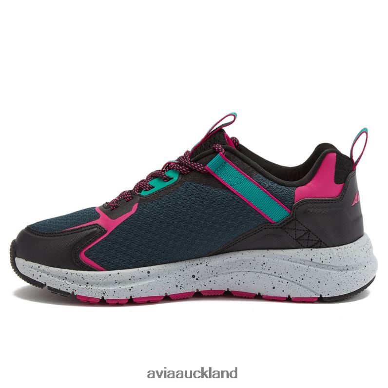 Women Avia Teal Green/Black/Light Blue Avi-Canyon Trail & Walking X860X12