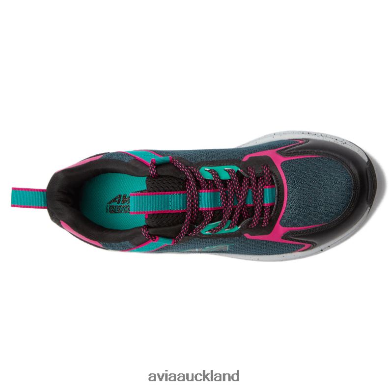 Women Avia Teal Green/Black/Light Blue Avi-Canyon Trail & Walking X860X12